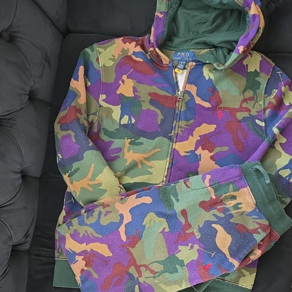 Polo by Ralph Lauren Kids Multicolor Camo Hoodie